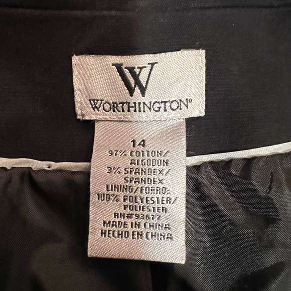 Worthington Black Classic Fitted Blazer - Picture 3 of 12